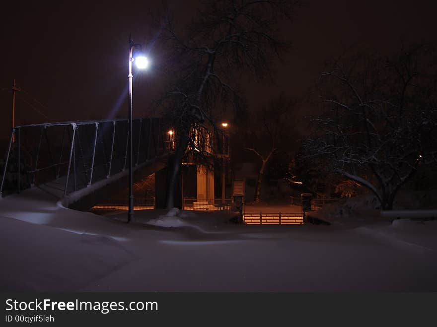 Ped bridge