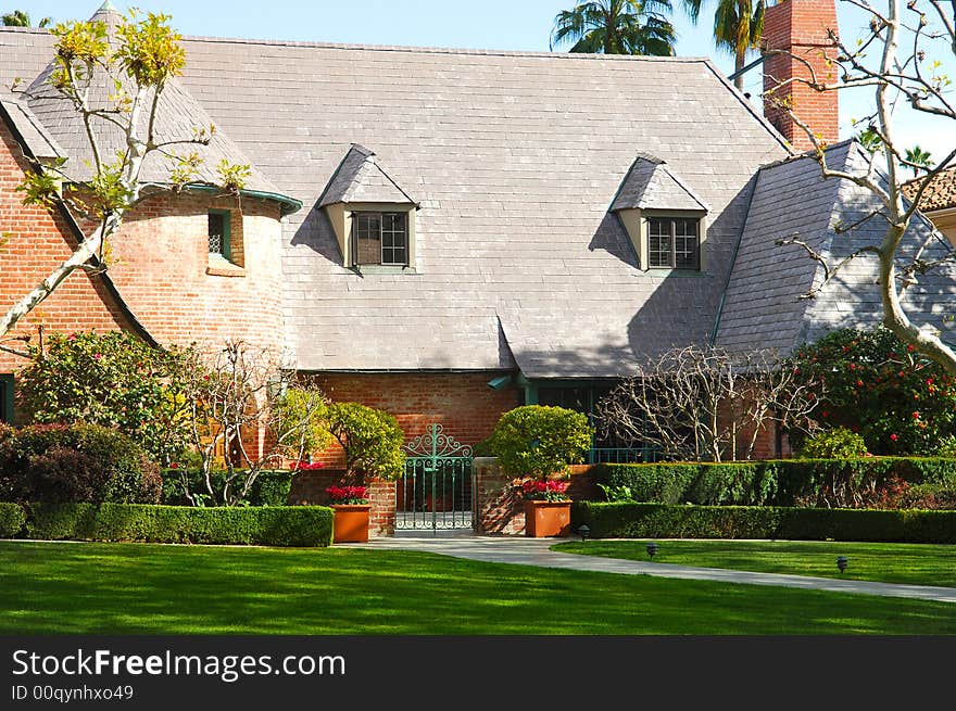 Image of a Beautiful Home in Southern California. Image of a Beautiful Home in Southern California