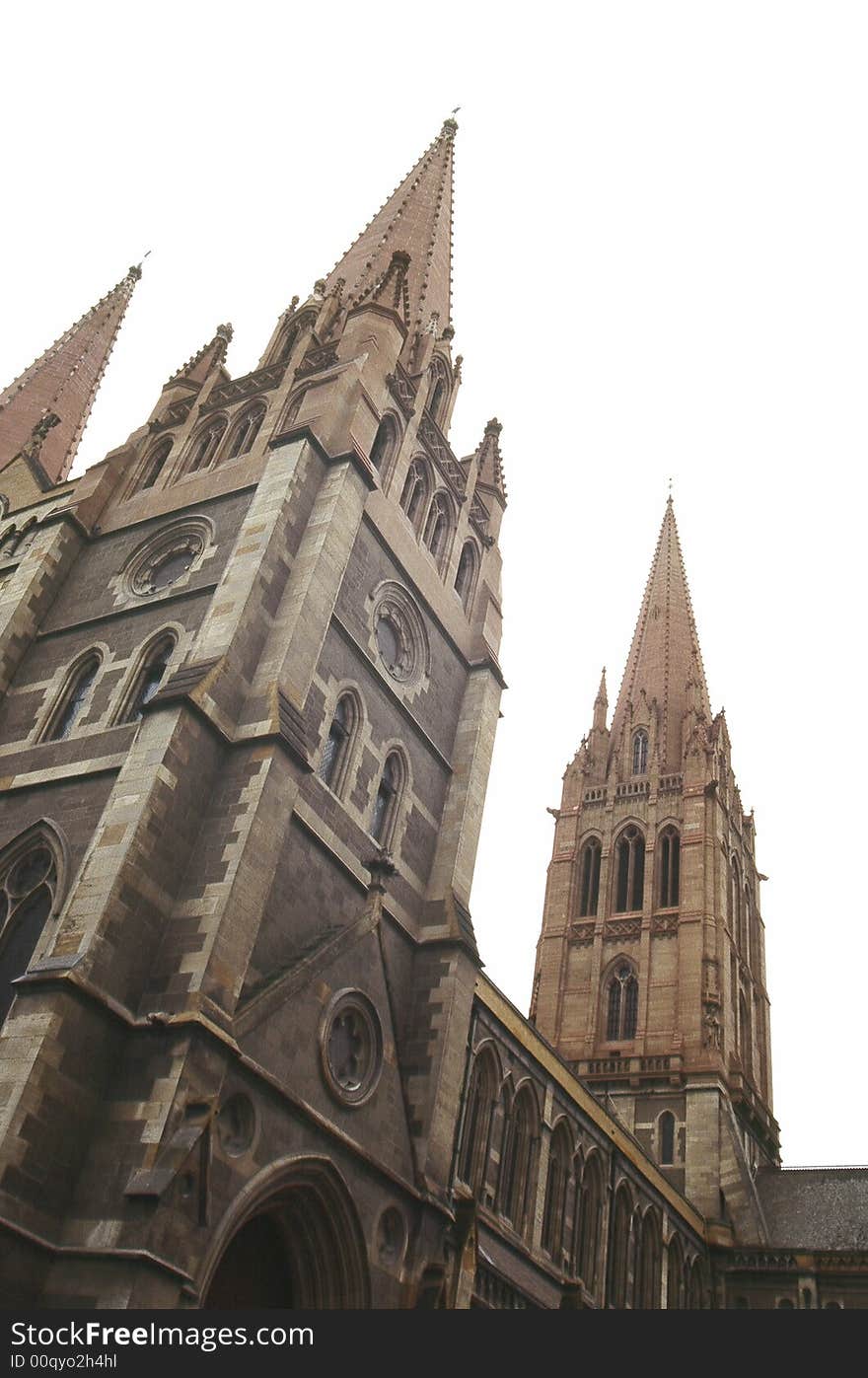 The historic Saint Paul's Cathedral in the city of Melbourne, Australia. The historic Saint Paul's Cathedral in the city of Melbourne, Australia