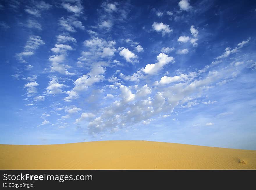 Desert dunes landscape, sahara, Algeria, Africa. Desert dunes landscape, sahara, Algeria, Africa.