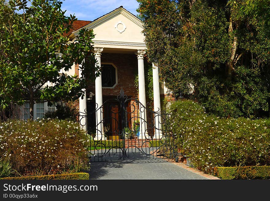 Image of a beautiful Home In Southern California. Image of a beautiful Home In Southern California