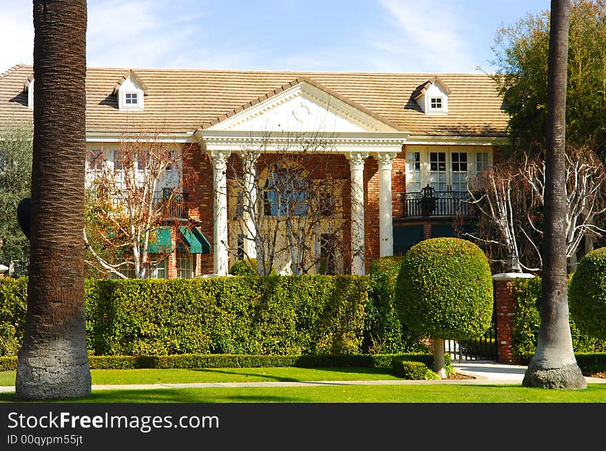 Image of a beautiful Home In Southern California. Image of a beautiful Home In Southern California