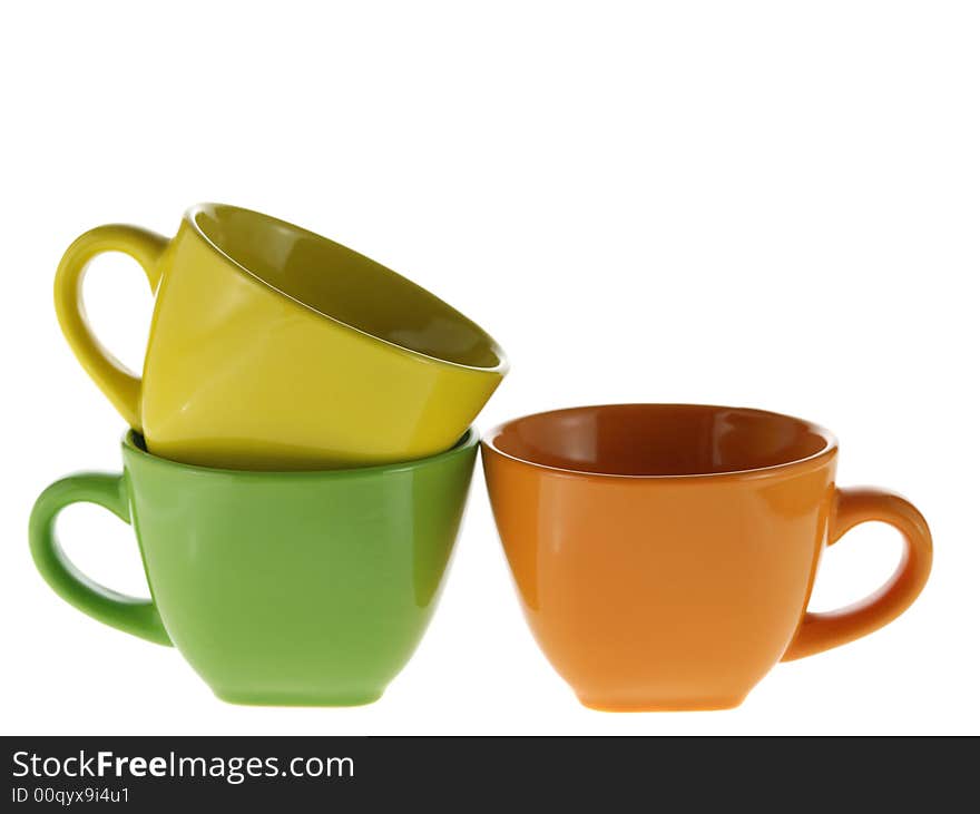 Three color cups