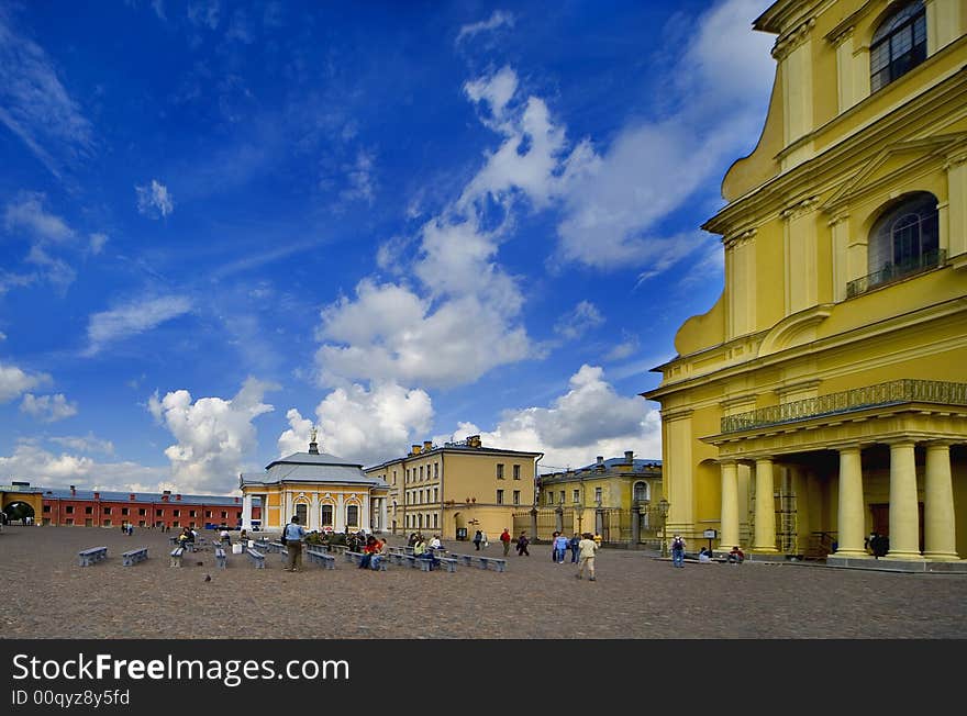 scenery beside the church