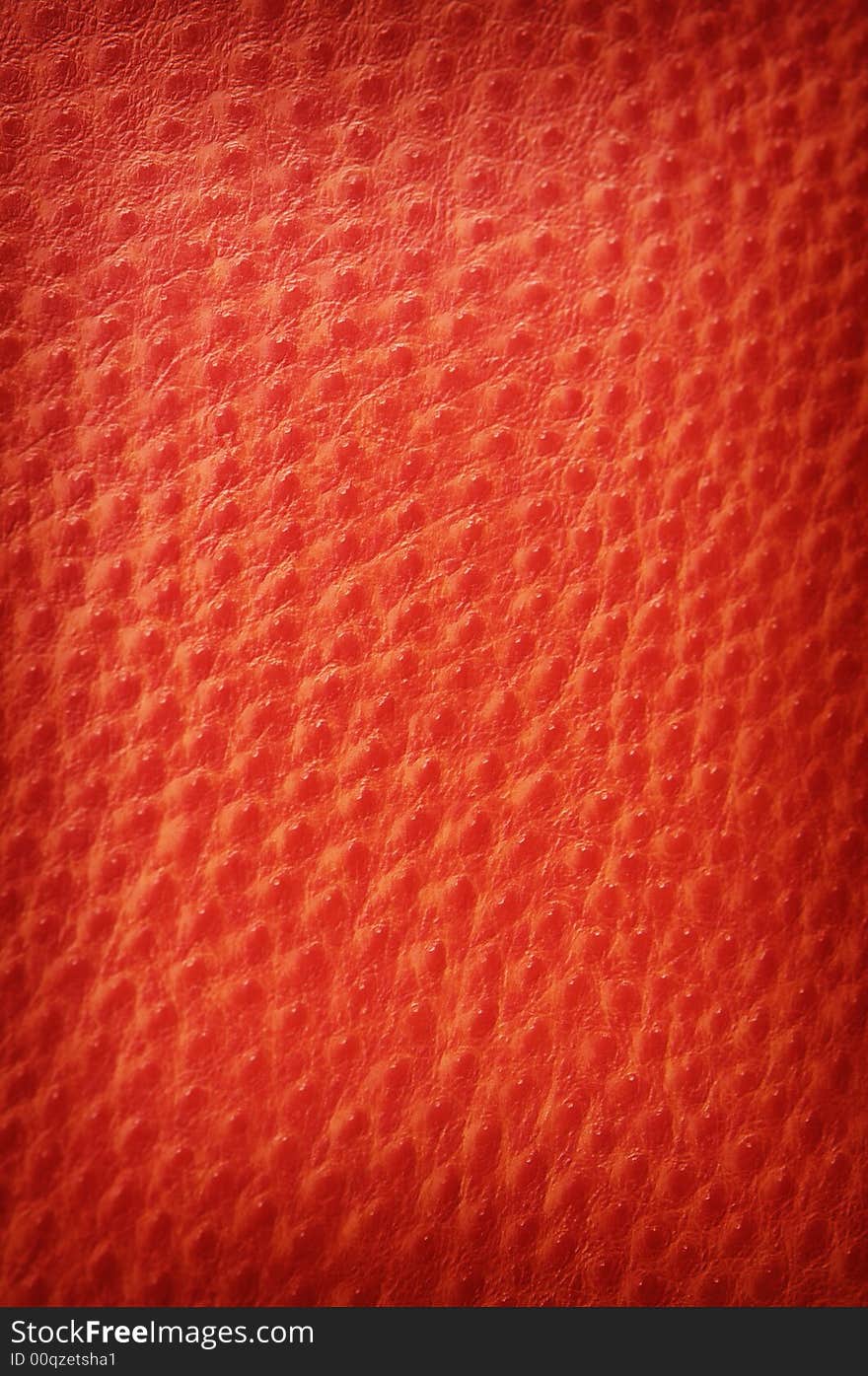 Bright red spotted leather background close up shot square on