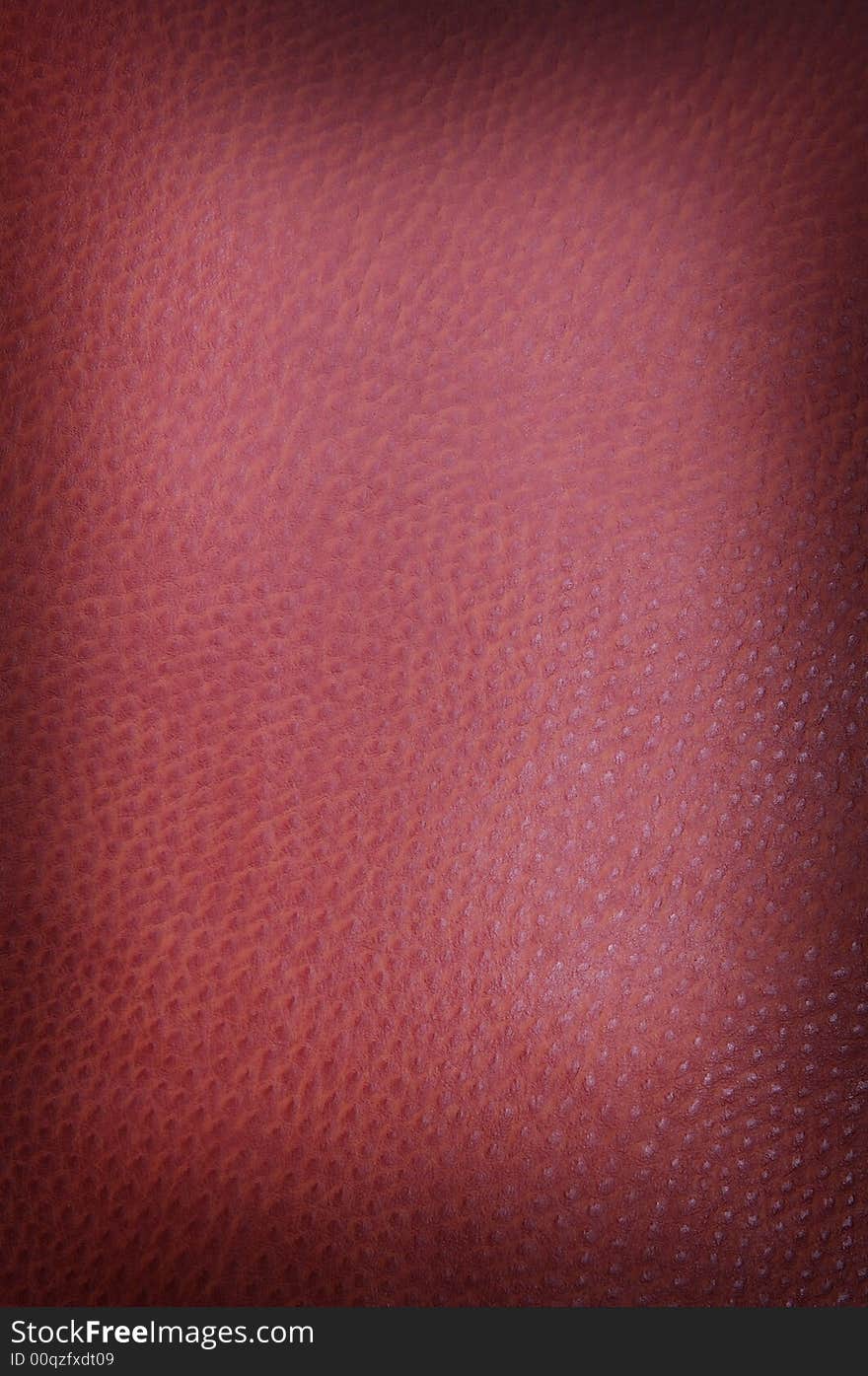 Deep Red Spotted Leather