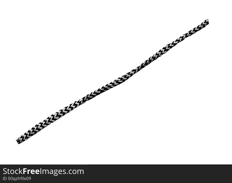 Bootlaces isolated, object over white, with absolutely white a background, for designer