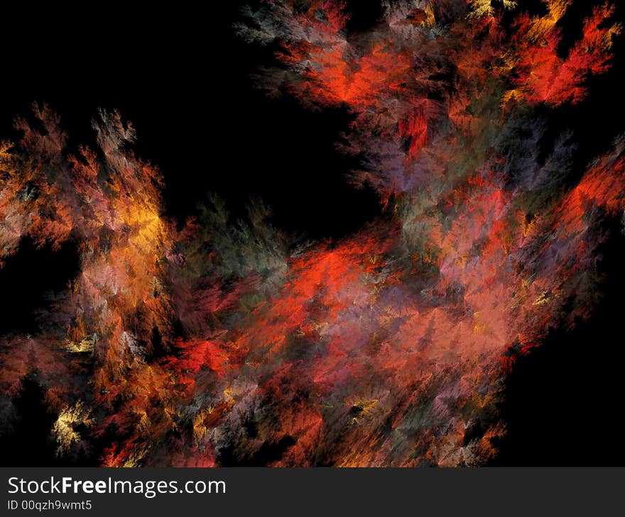 A colorful abstract fractal background. A colorful abstract fractal background