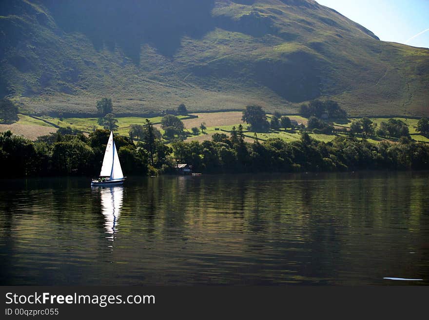 Sailboat on Ullswater