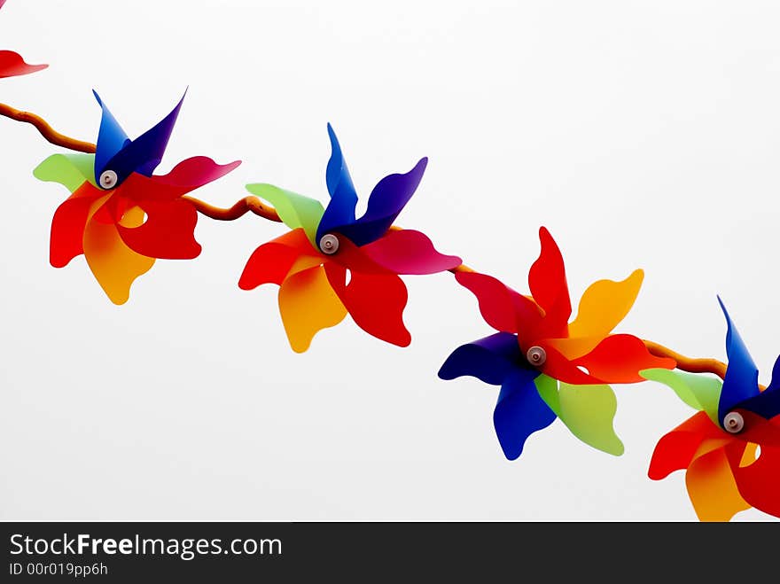 Colorful Pinwheels