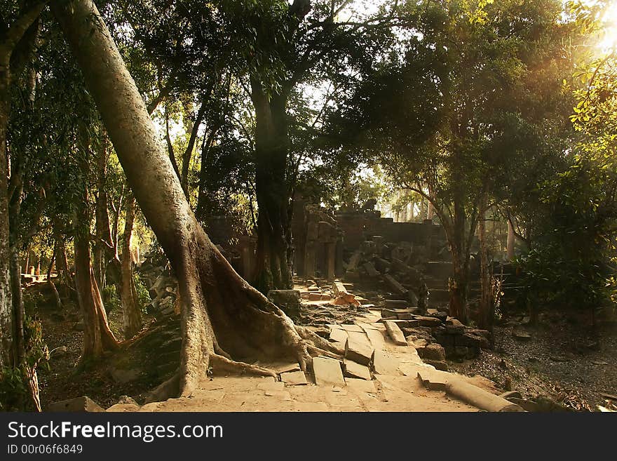 Ruined way to forgotten temple