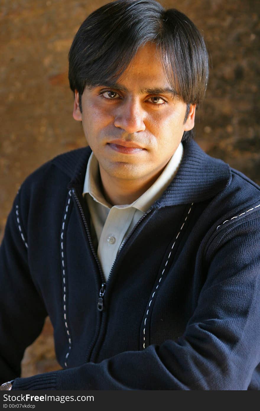 Young Man In A Romantic Sweater