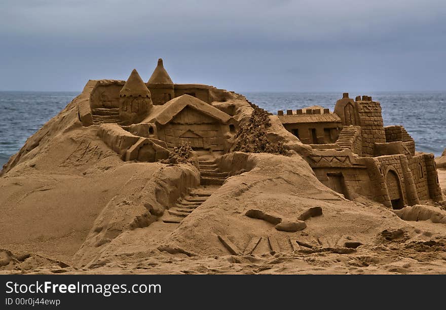 Sandcastle at Vina Del Mar, Chile