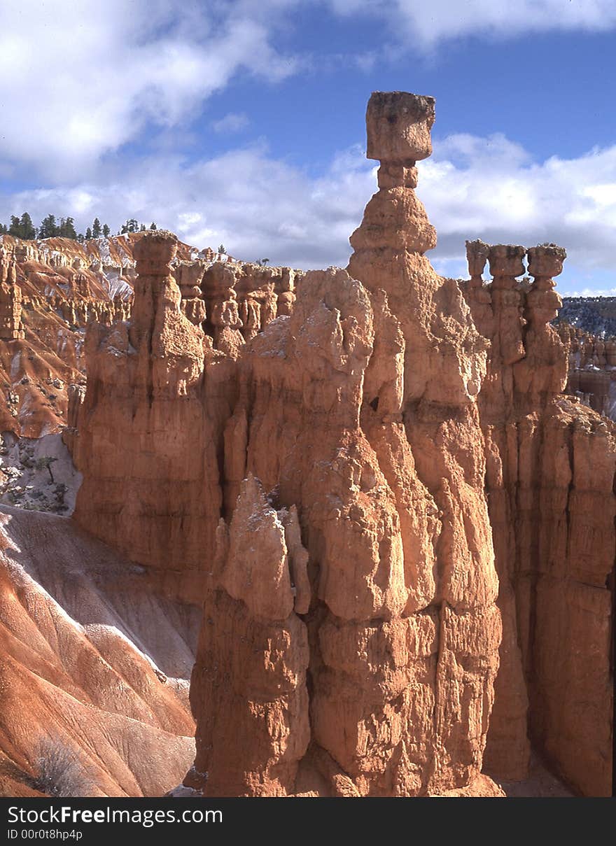 Thor's Hammer, Bryce Canyon National Park, Utah Bryce Canyon is famous for its hoodoos such as Thor's Hammer. Thor's Hammer, Bryce Canyon National Park, Utah Bryce Canyon is famous for its hoodoos such as Thor's Hammer