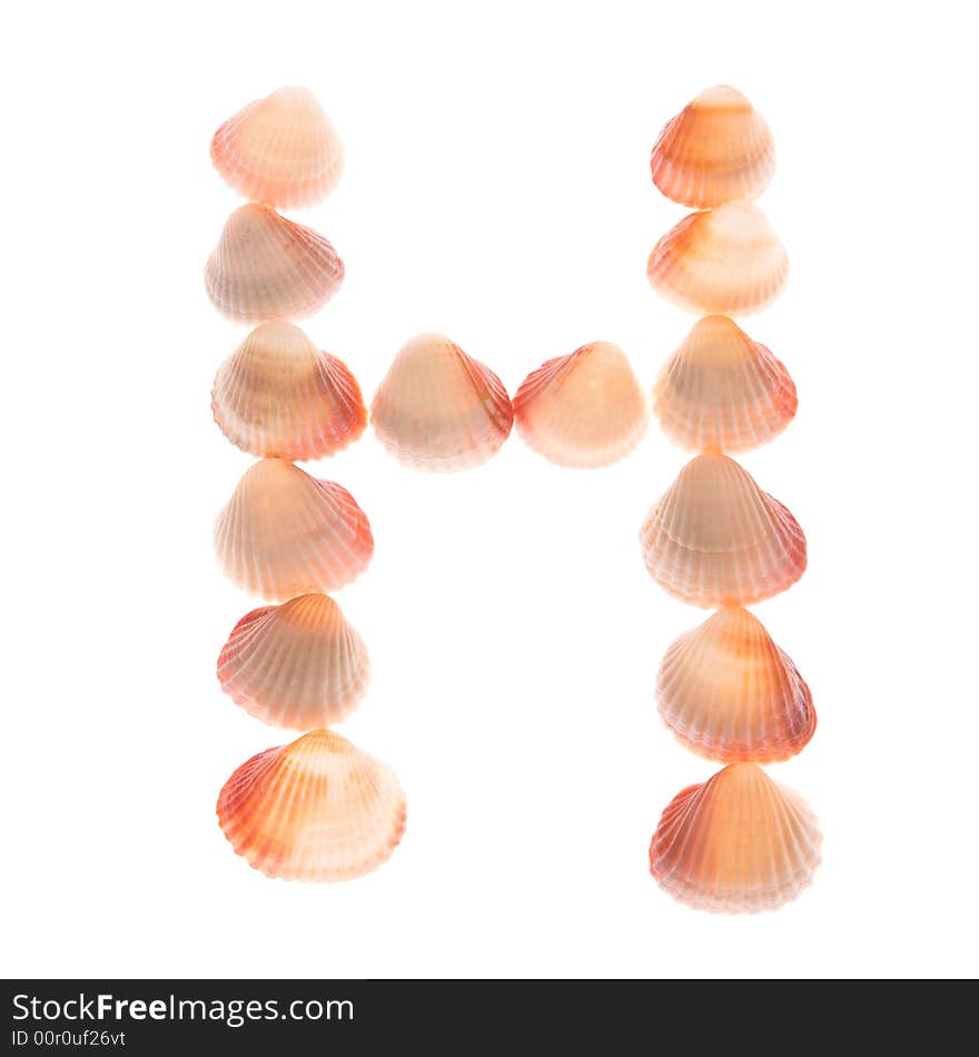 Shell letter H