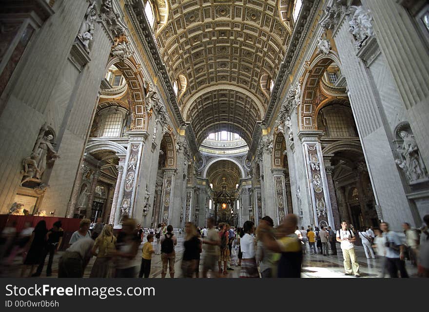 St. Peter's basilica in Rome, Italy