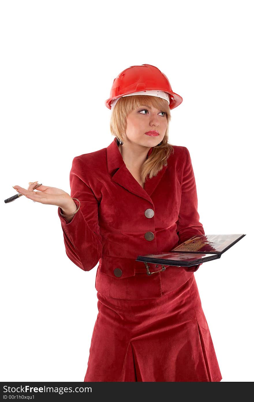 Businesswoman In Red