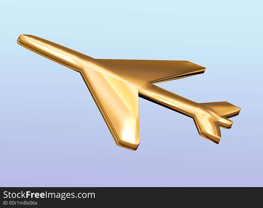 Golden aircraft