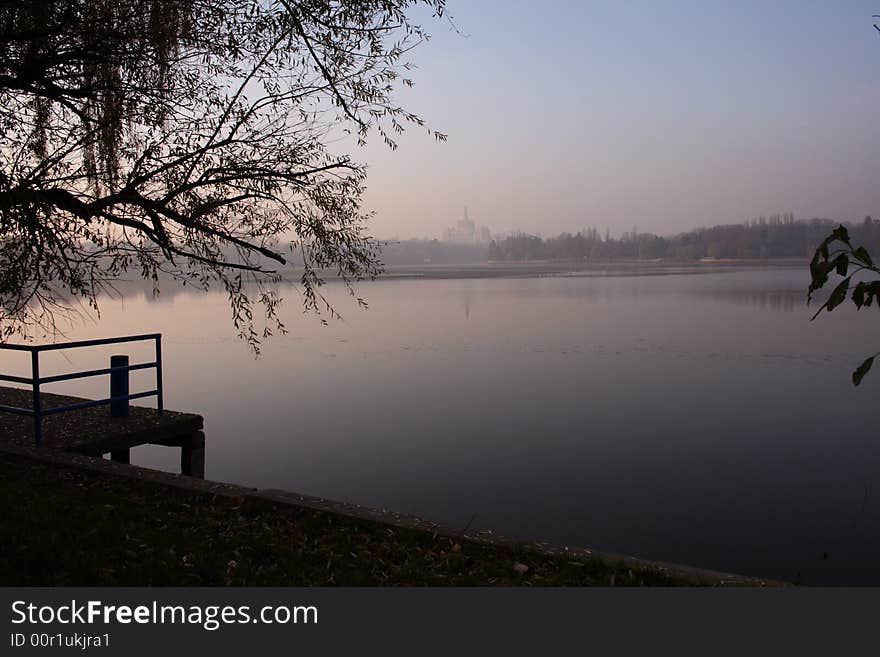 Lake in autumn