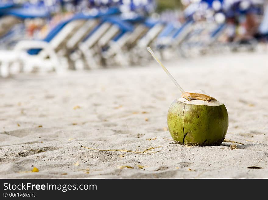 Beach blue climate cocktails coconut