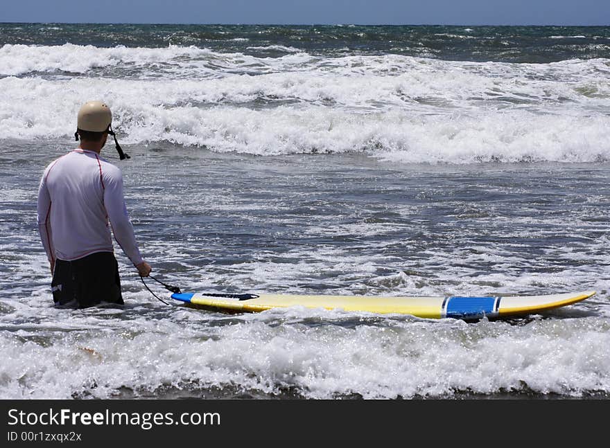 Going to surf on bali island