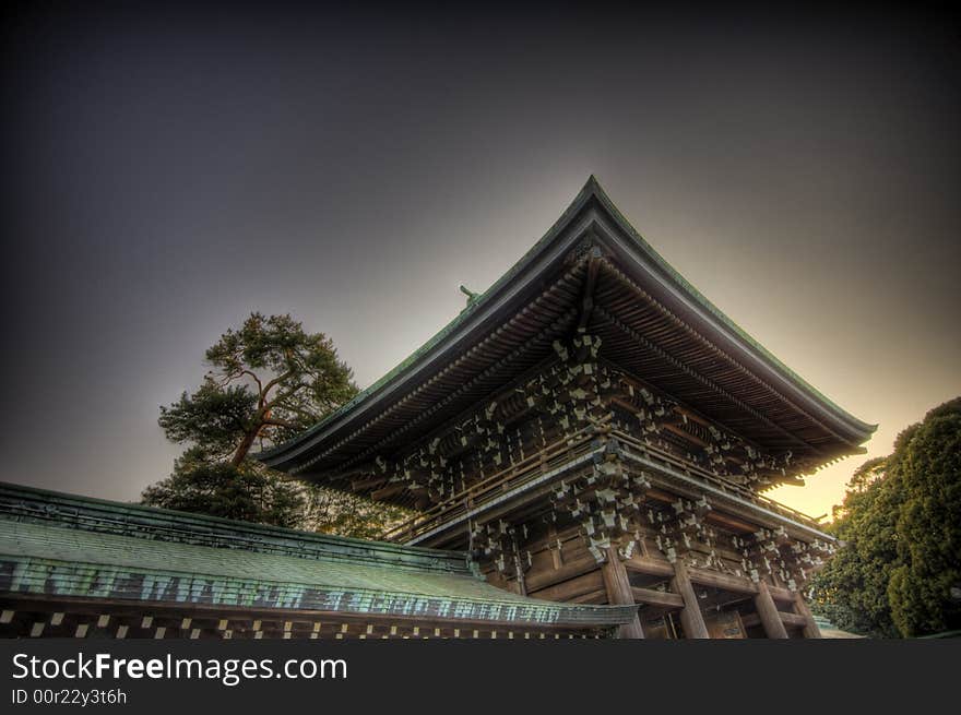 Traditional temple HDR