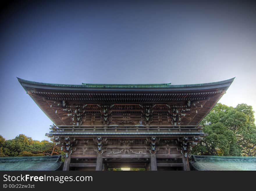 Traditional temple HDR