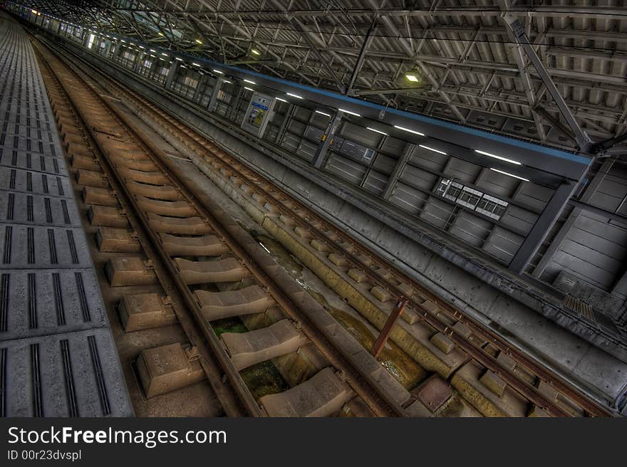 Railway HDR in Japan