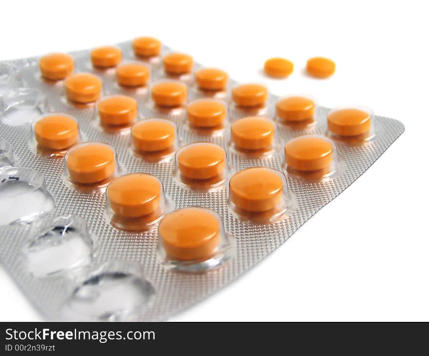 Pack Of Orange Pills