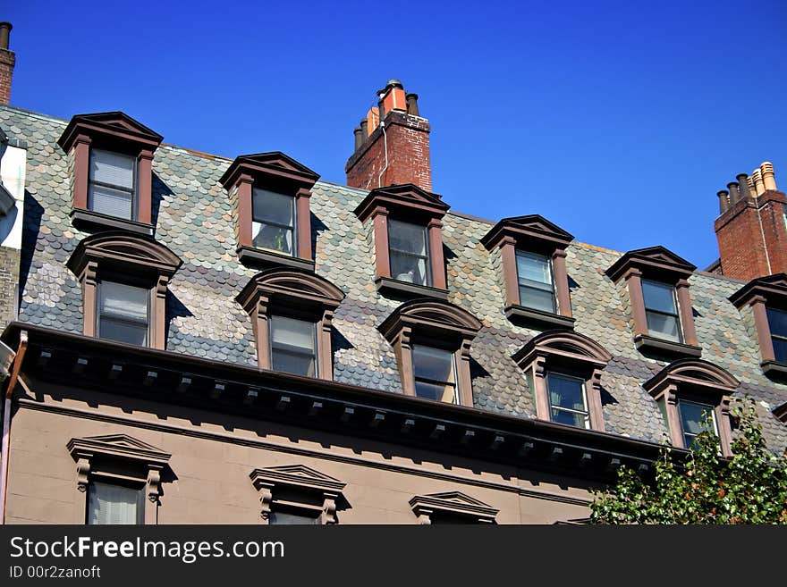 Beacon Hill is a wealthy neighborhood of Federal-style rowhouses, with some of the highest property values in the United States. Beacon Hill is a wealthy neighborhood of Federal-style rowhouses, with some of the highest property values in the United States