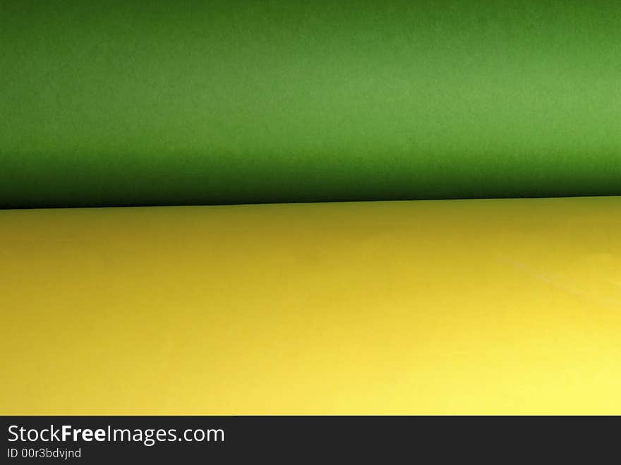 A studio shot of different coloured papers, an ideal background.