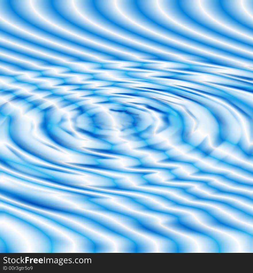 Blue lines ripples