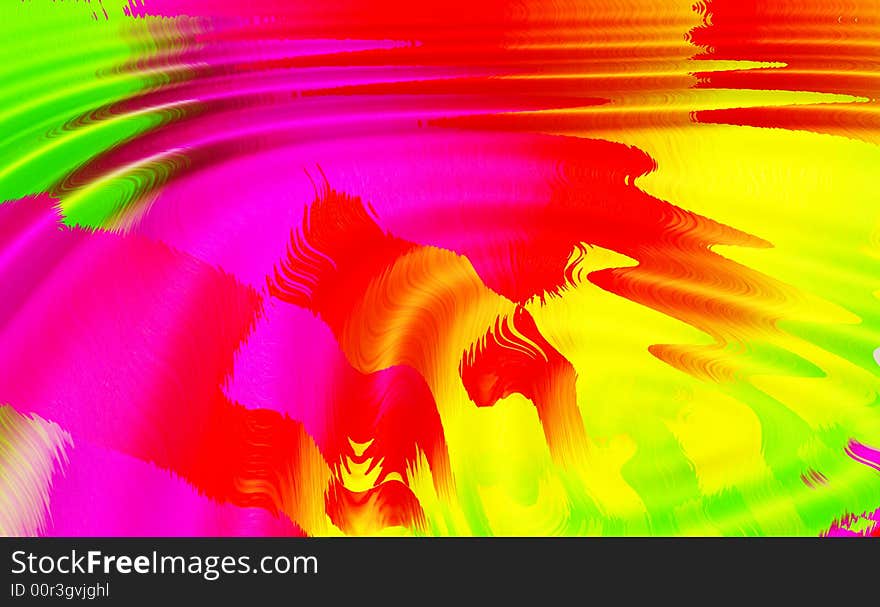 Paint Spill Digitally Generated Background