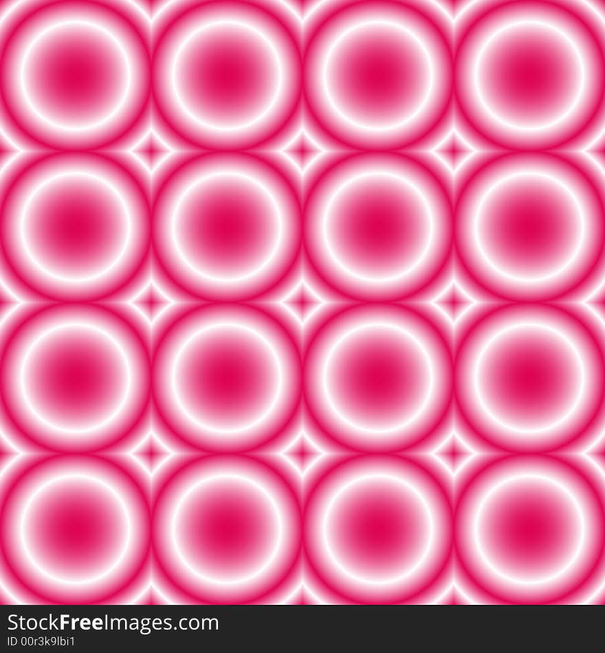 Seamless tillable pink retro background with circles, disco style. Seamless tillable pink retro background with circles, disco style