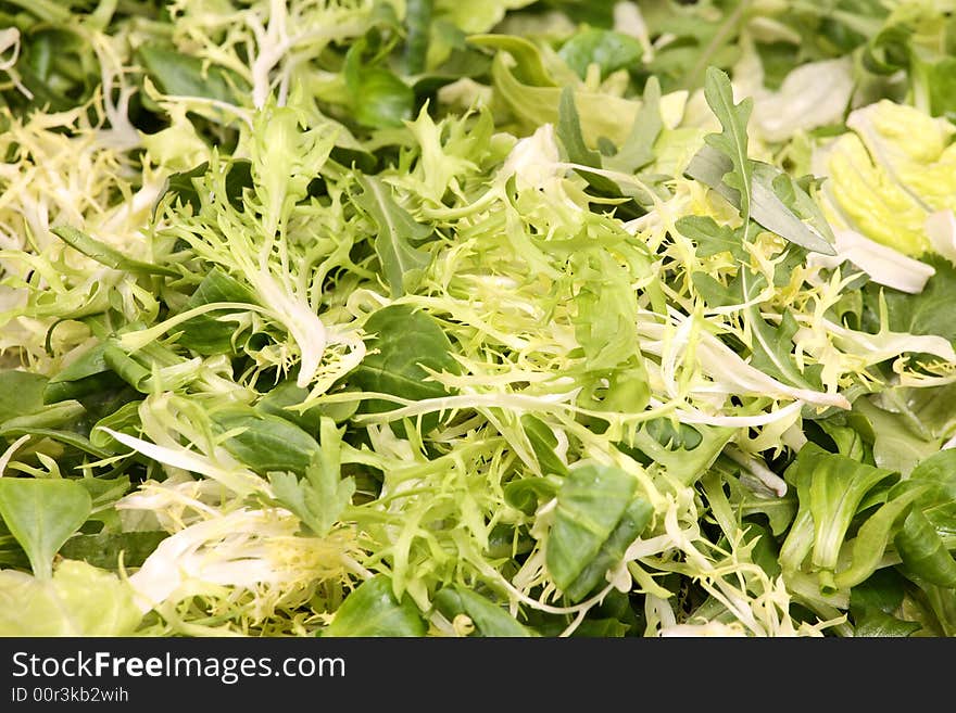 Lettuce leaves - vegetarian background