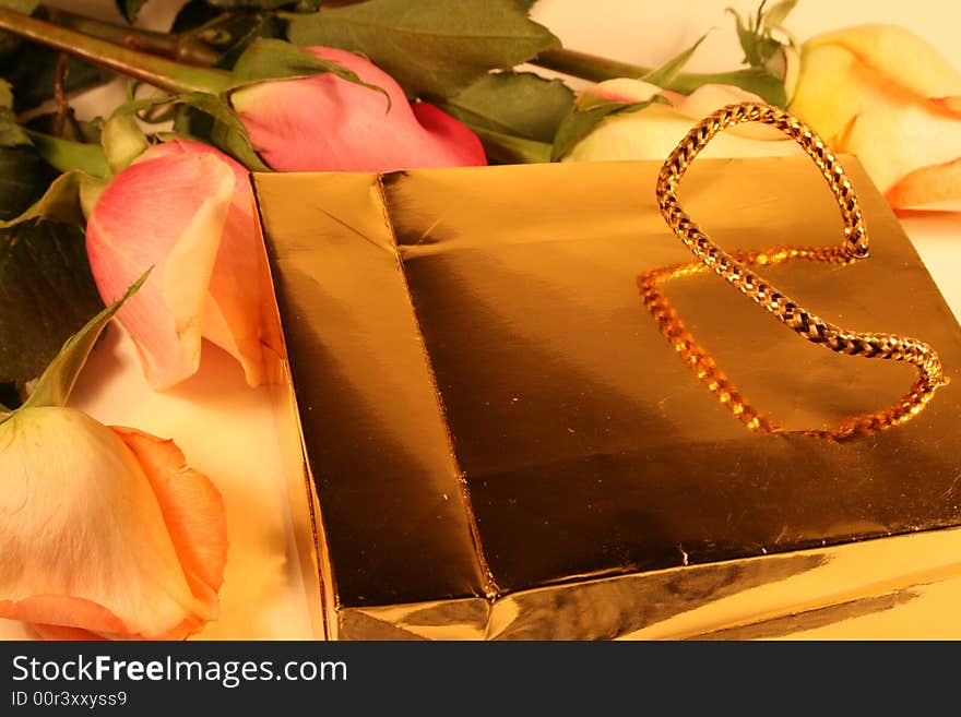 Roses and gift