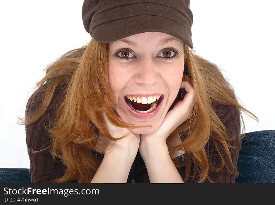 Young woman smilling