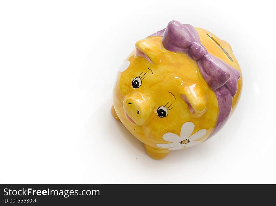 Yellow Piggy Bank