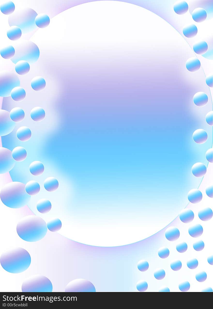 Soft Color background with bubbles - circles. Soft Color background with bubbles - circles.