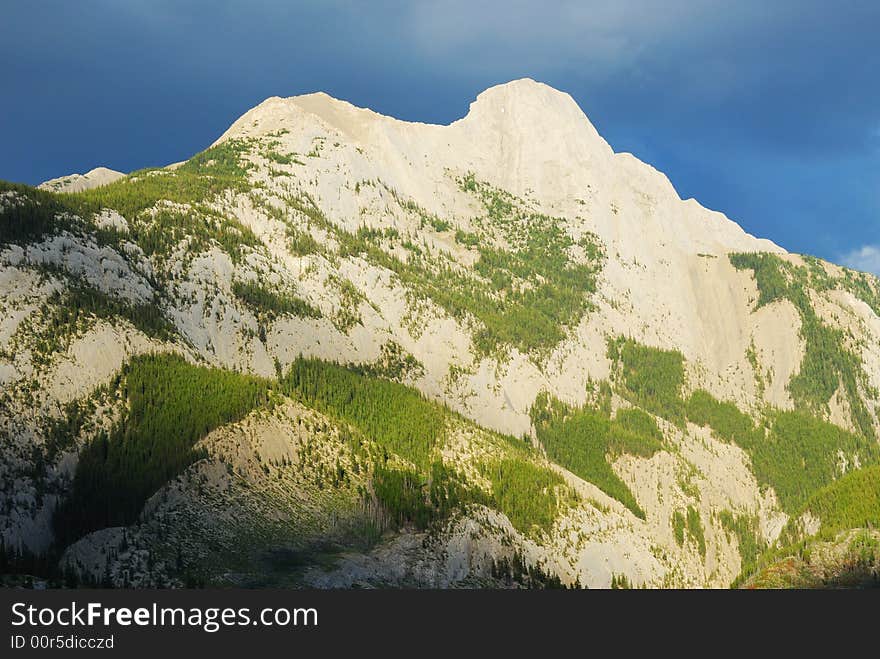 Mountains in Jasper national park, Alberta, Canada