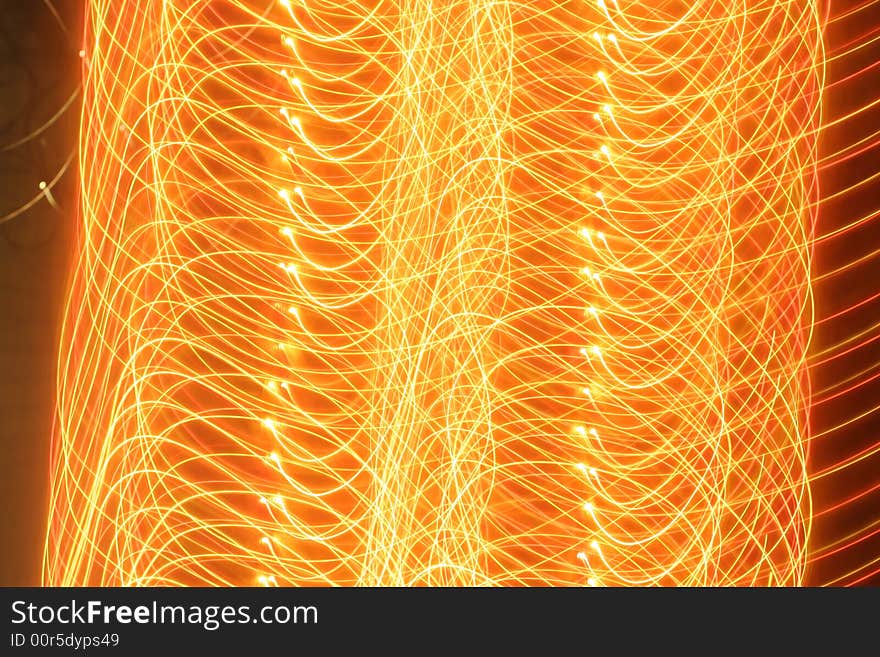 Abstract background with moving effect light element