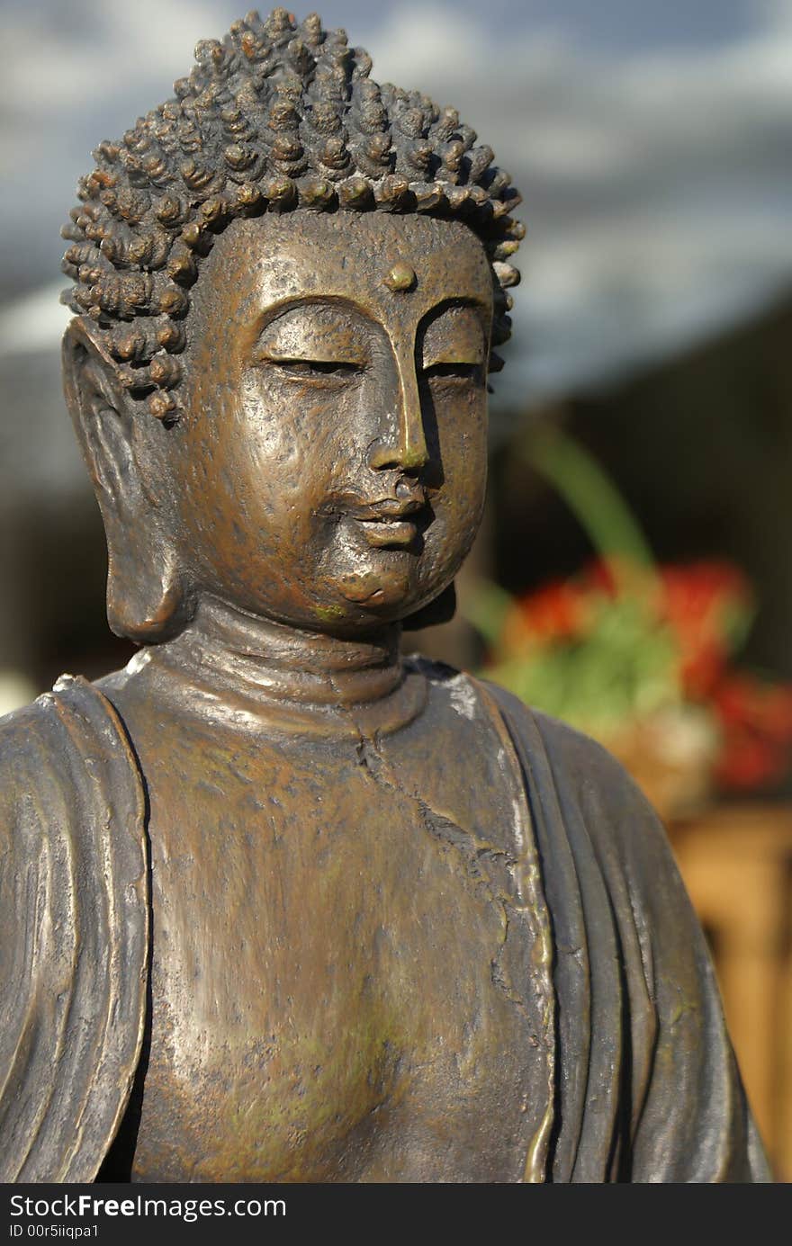 Bronze buddha.