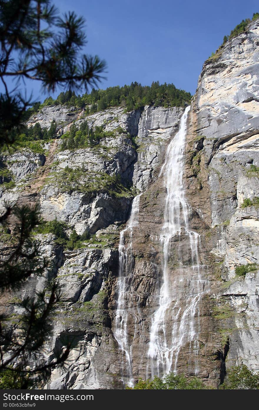 Waterfall in Interlaken