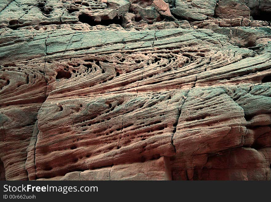 Nuweiba Coloured canyon Sinai Africa. Nuweiba Coloured canyon Sinai Africa