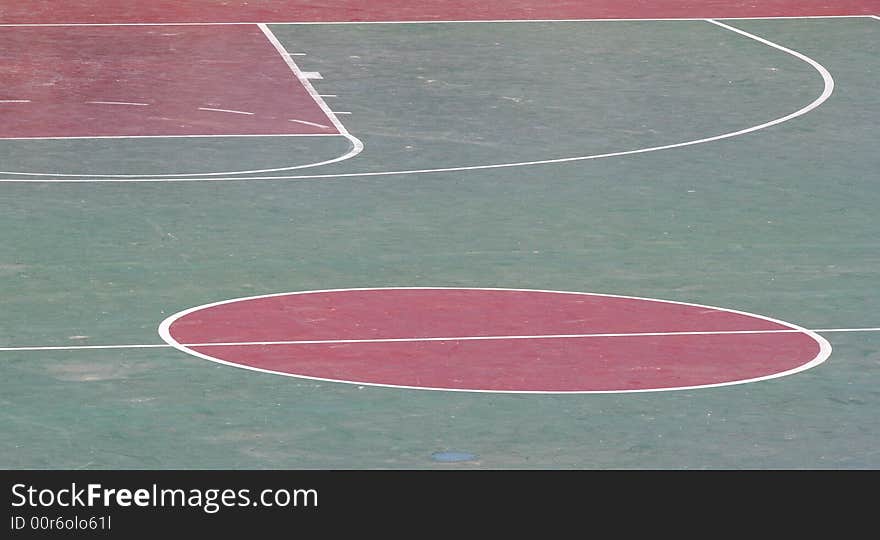 Basketball Court Detail