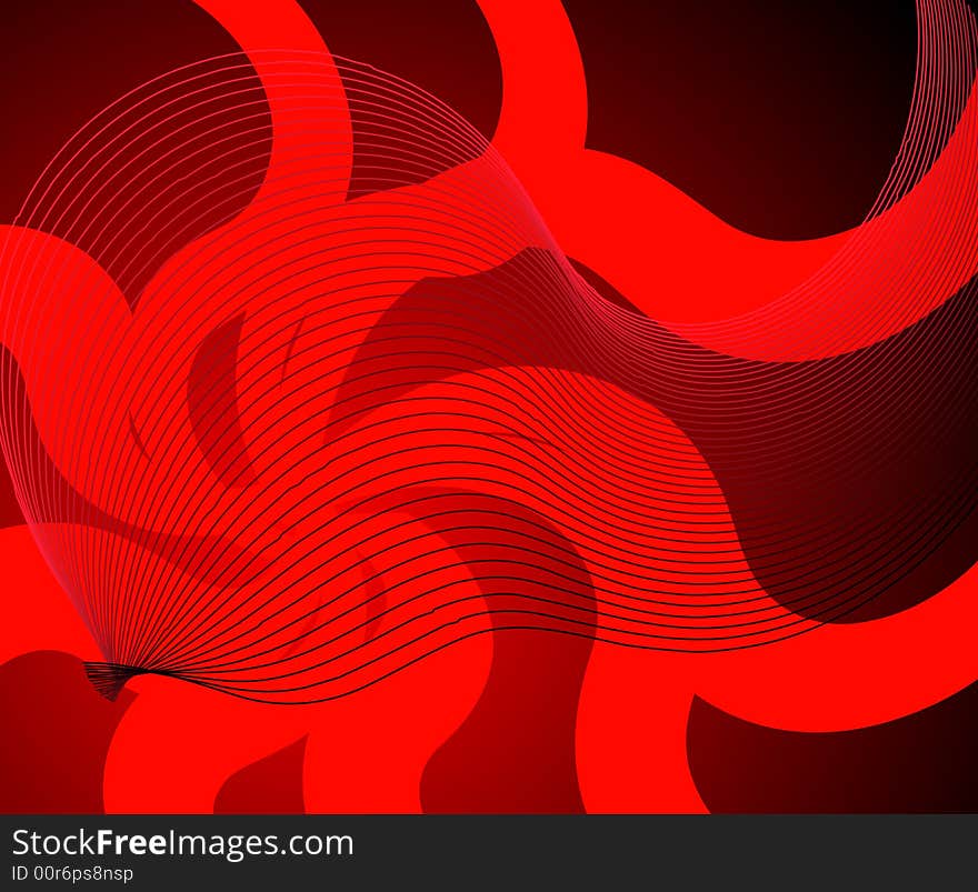 Abstract red background, vector illustration. Abstract red background, vector illustration