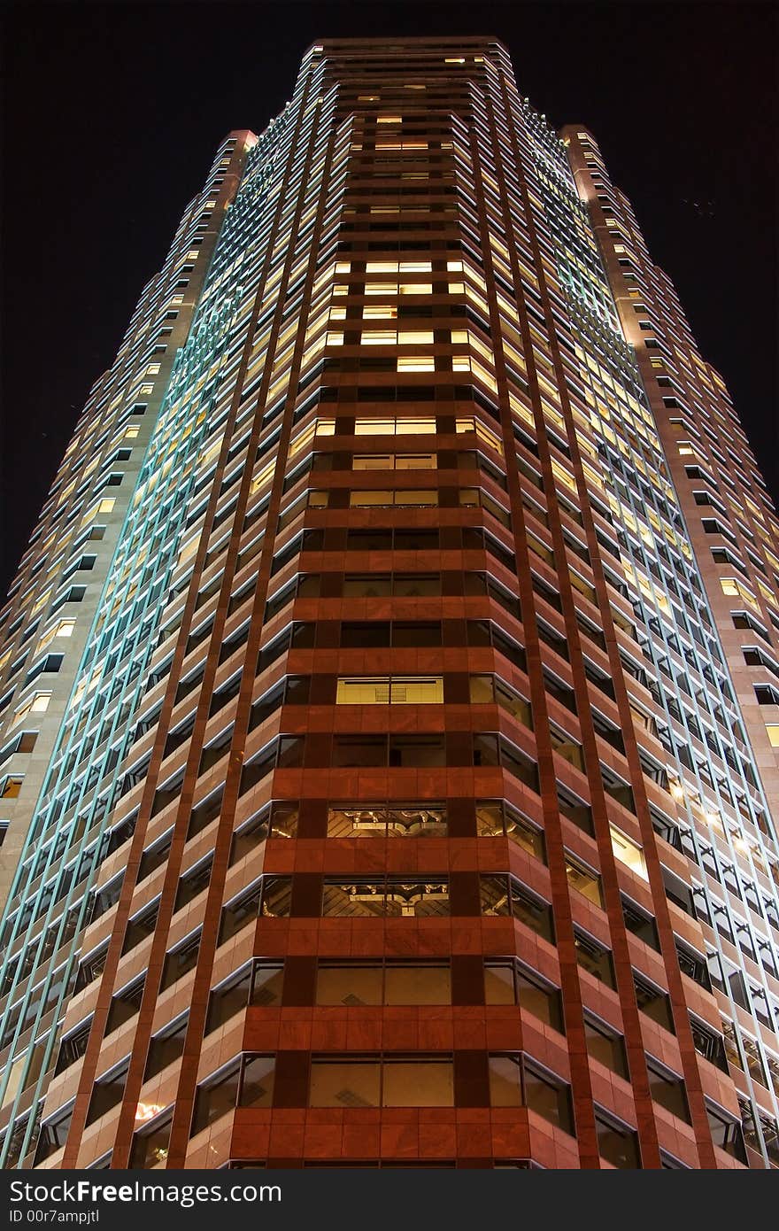 Skyscraper At Night