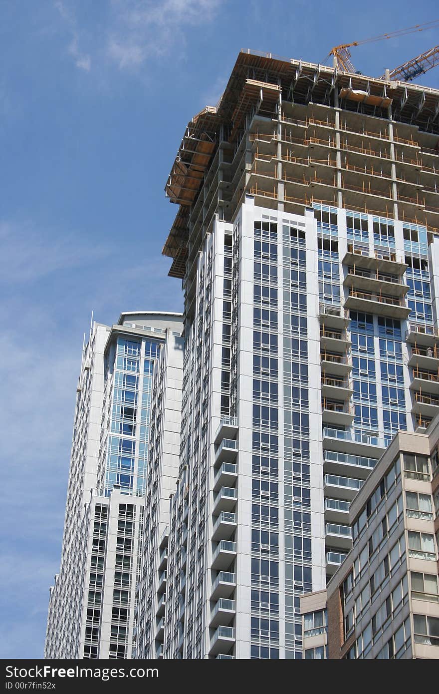 Apartment building under construction