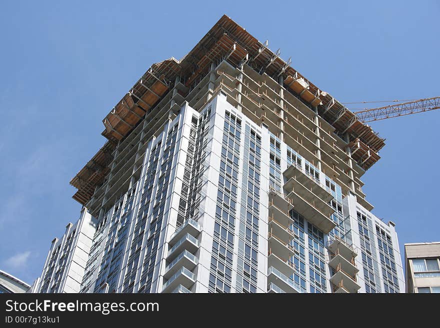 Apartment building under construction