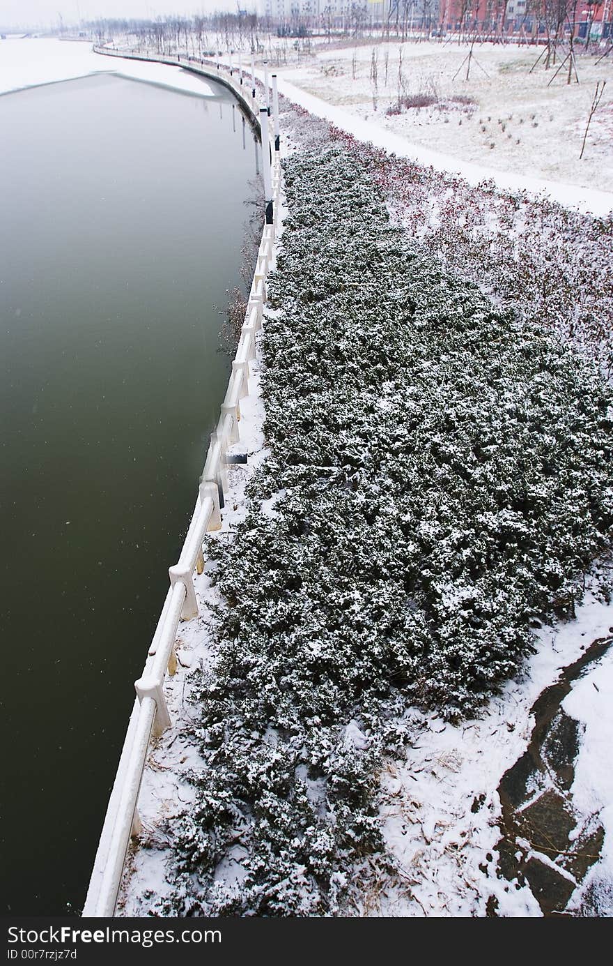 Heavy snow south China